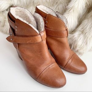 Rag & Bone Shearling Lined Harrow Booties size 8